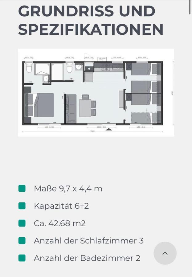 Villa Family Grand De Luxe Mobilhome เซลเซ ภายนอก รูปภาพ